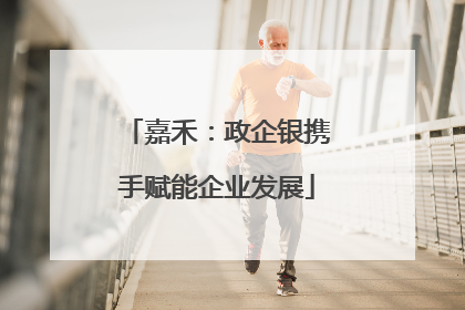 嘉禾：政企银携手赋能企业发展